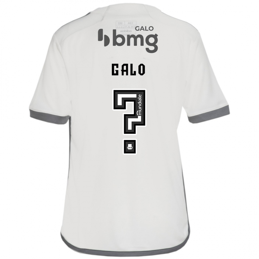 Niño Camiseta Diego Galo #0 Blanquecino 2ª Equipación 2024/25 La Camisa Perú