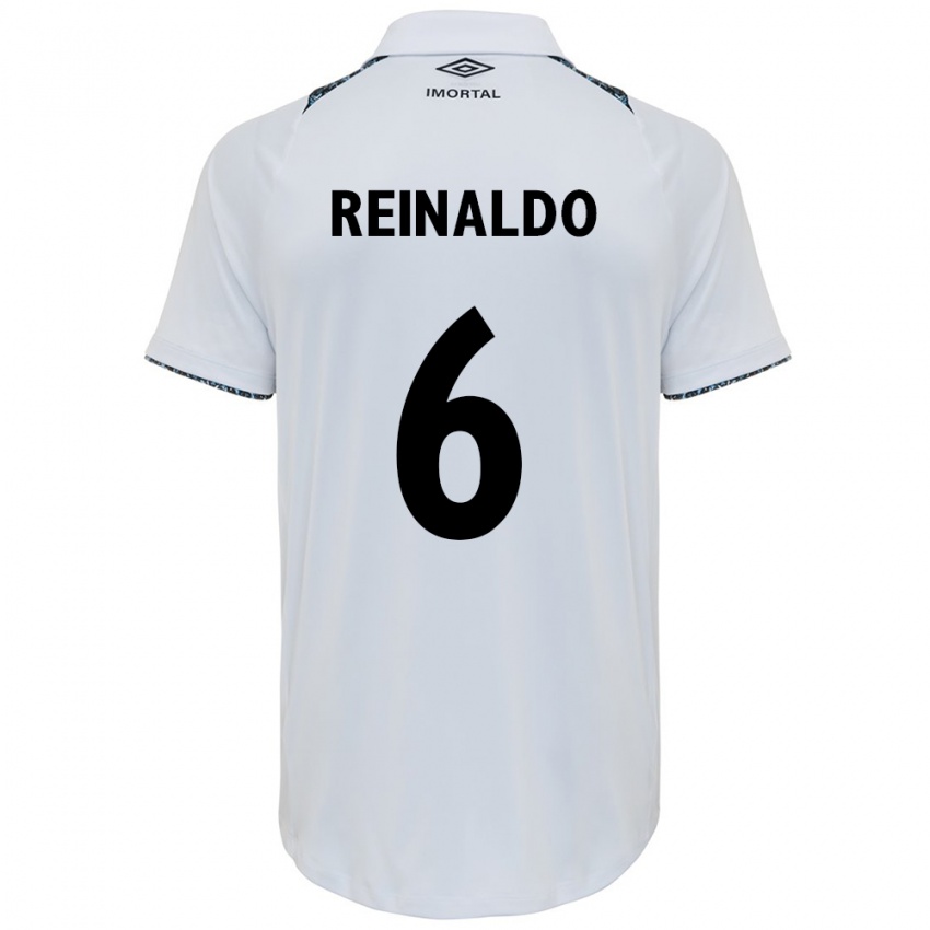 Niño Camiseta Reinaldo #6 Blanco Azul 2ª Equipación 2024/25 La Camisa Perú