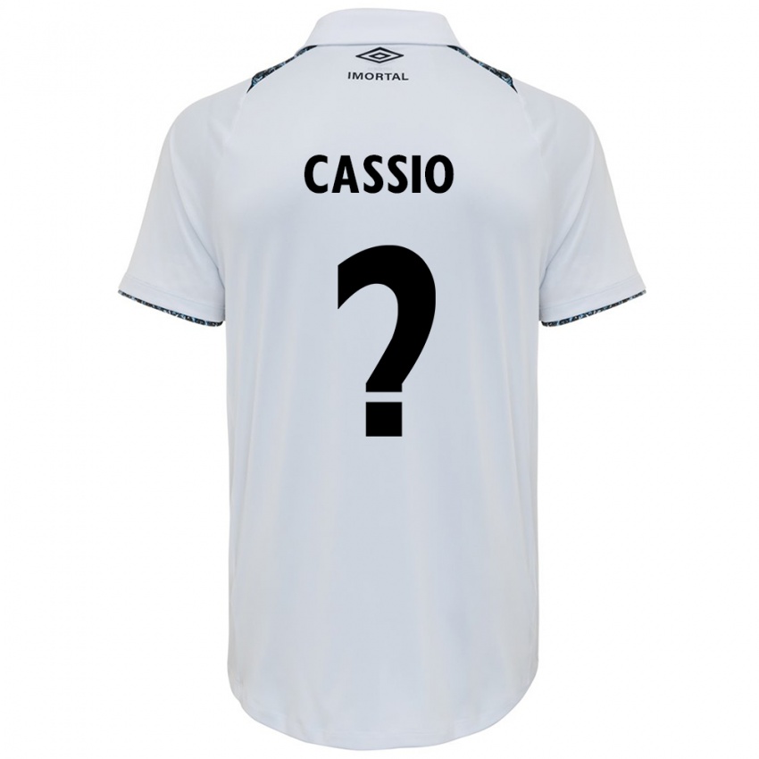 Niño Camiseta Cássio #0 Blanco Azul 2ª Equipación 2024/25 La Camisa Perú