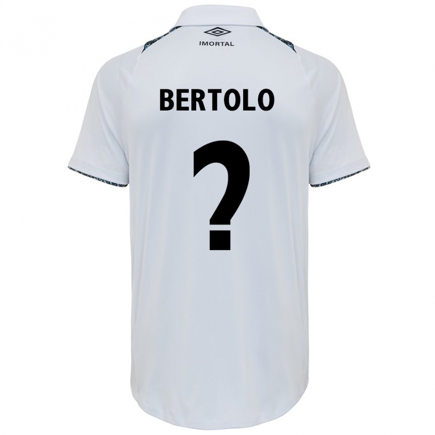 Niño Camiseta Mateus Bertolo #0 Blanco Azul 2ª Equipación 2024/25 La Camisa Perú