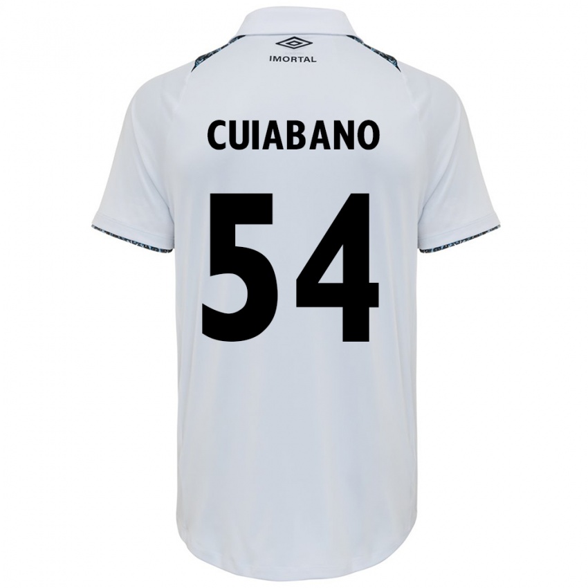 Niño Camiseta Cuiabano #54 Blanco Azul 2ª Equipación 2024/25 La Camisa Perú