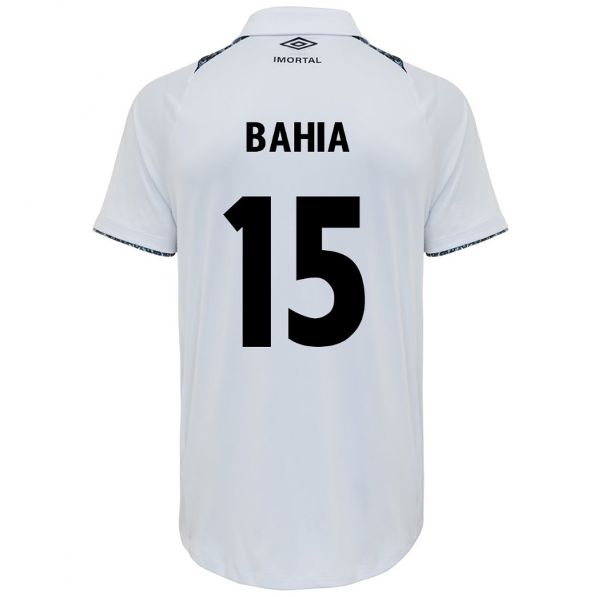 Niño Camiseta Raíssa Bahia #15 Blanco Azul 2ª Equipación 2024/25 La Camisa Perú