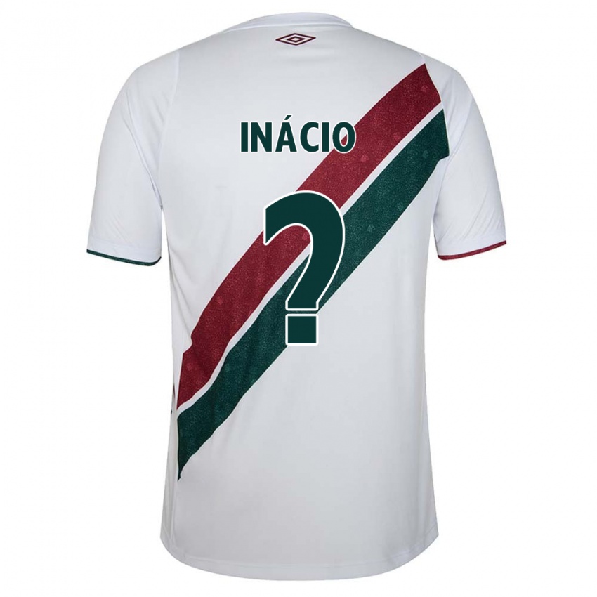 Niño Camiseta João Inácio #0 Blanco Verde Granate 2ª Equipación 2024/25 La Camisa Perú