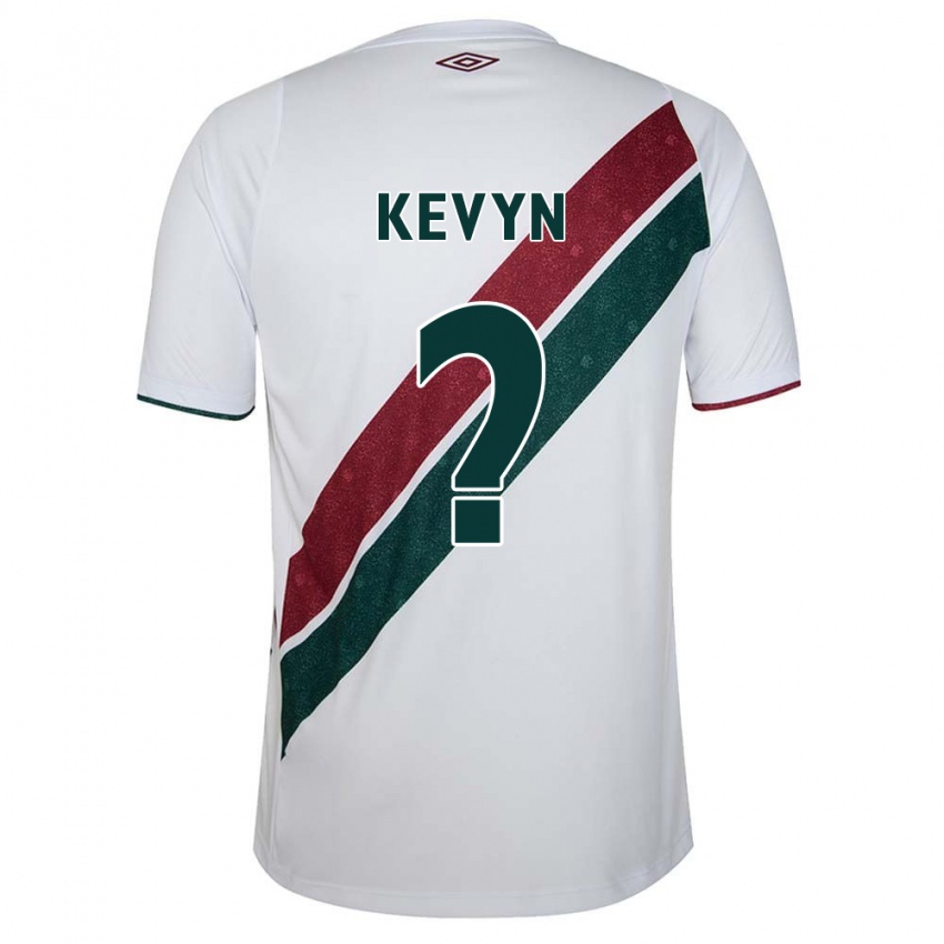 Niño Camiseta Kevyn #0 Blanco Verde Granate 2ª Equipación 2024/25 La Camisa Perú