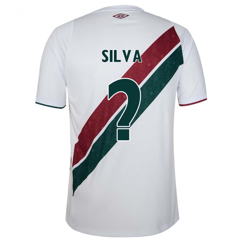 Niño Camiseta Natan Silva #0 Blanco Verde Granate 2ª Equipación 2024/25 La Camisa Perú