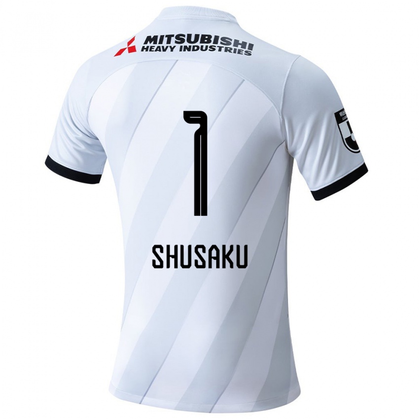 Niño Camiseta Shusaku Nishikawa #1 Gris Blanco 2ª Equipación 2024/25 La Camisa Perú