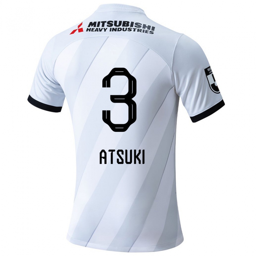 Niño Camiseta Atsuki Ito #3 Gris Blanco 2ª Equipación 2024/25 La Camisa Perú