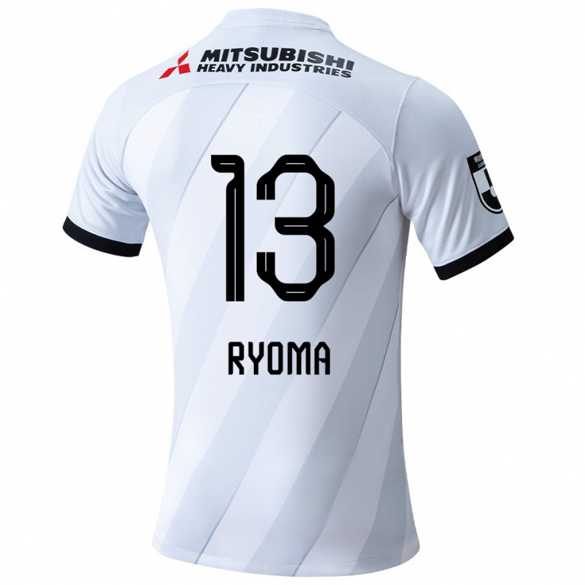 Niño Camiseta Ryoma Watanabe #13 Gris Blanco 2ª Equipación 2024/25 La Camisa Perú