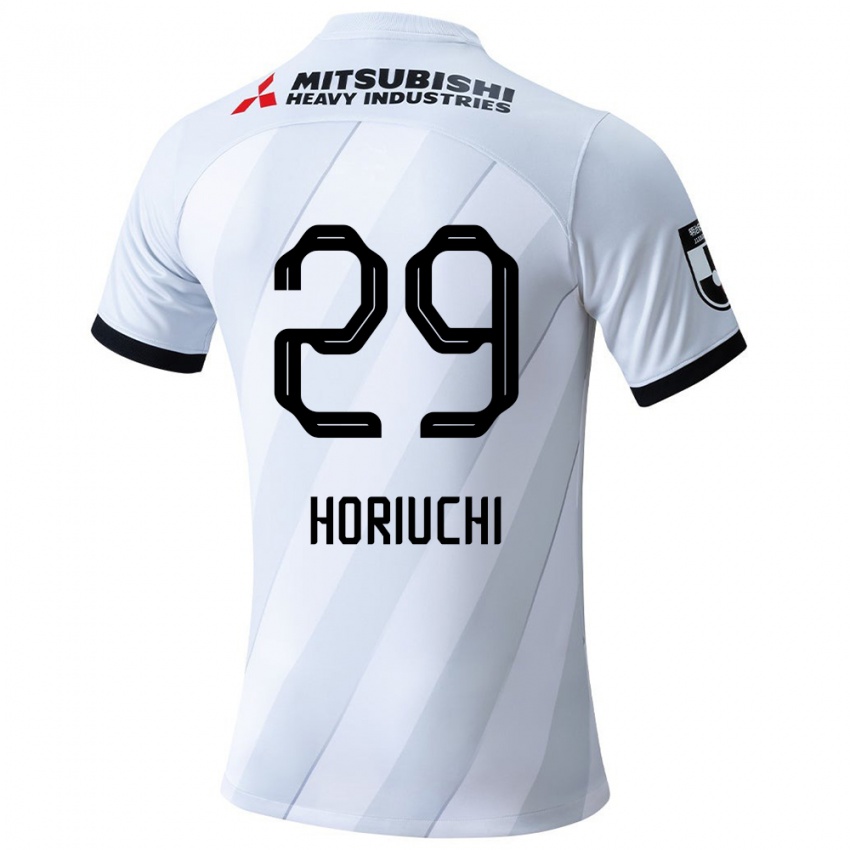 Niño Camiseta Yota Horiuchi #29 Gris Blanco 2ª Equipación 2024/25 La Camisa Perú