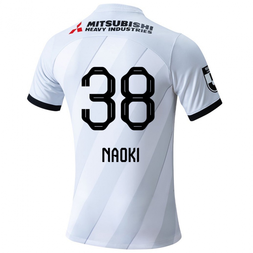 Niño Camiseta Naoki Maeda #38 Gris Blanco 2ª Equipación 2024/25 La Camisa Perú