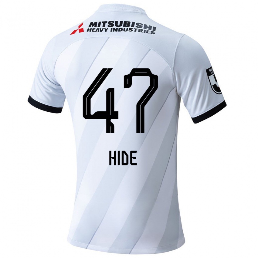 Niño Camiseta Hidetoshi Takeda #47 Gris Blanco 2ª Equipación 2024/25 La Camisa Perú