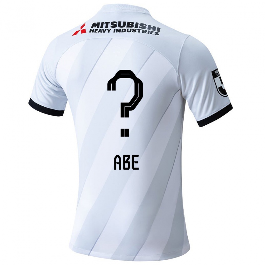 Niño Camiseta Yushin Abe #0 Gris Blanco 2ª Equipación 2024/25 La Camisa Perú