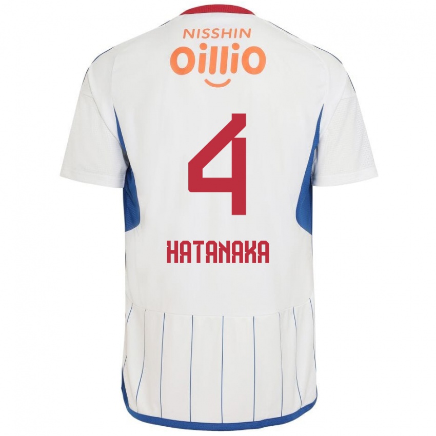 Niño Camiseta Shinnosuke Hatanaka #4 Blanco Azul Rojo 2ª Equipación 2024/25 La Camisa Perú