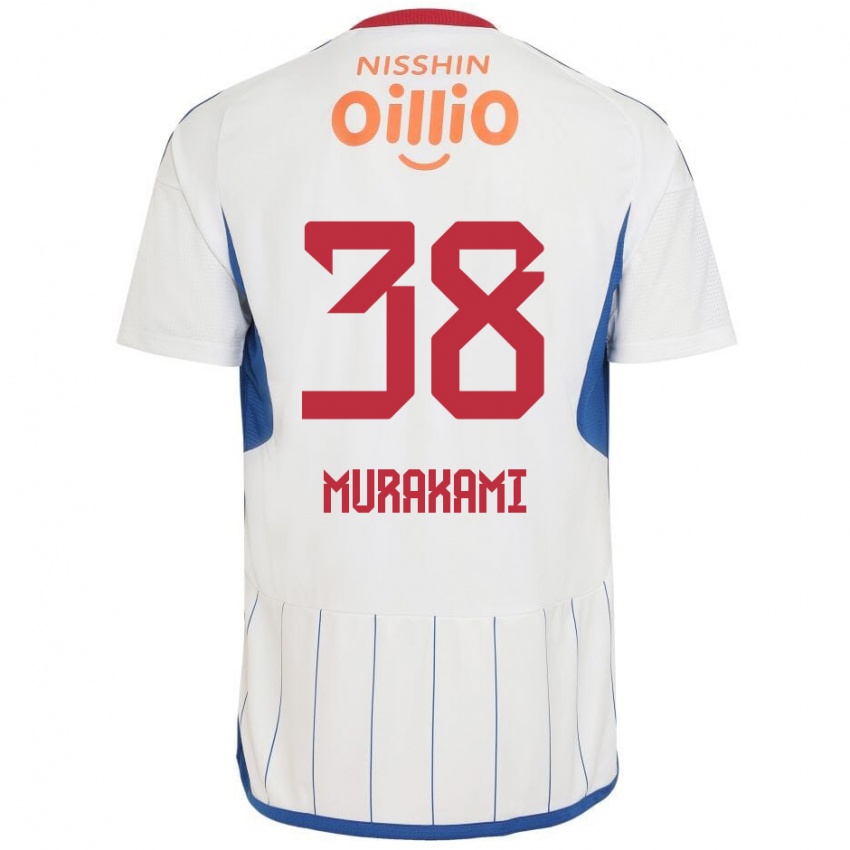 Niño Camiseta Yuhi Murakami #38 Blanco Azul Rojo 2ª Equipación 2024/25 La Camisa Perú