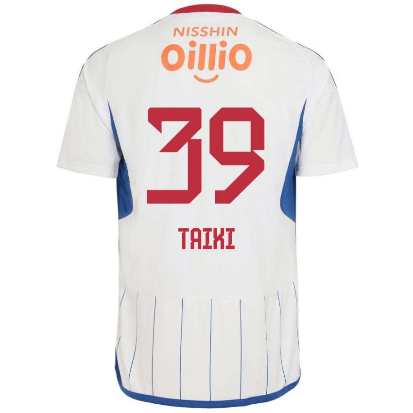 Niño Camiseta Taiki Watanabe #39 Blanco Azul Rojo 2ª Equipación 2024/25 La Camisa Perú