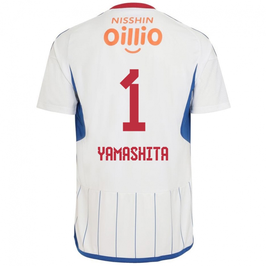 Niño Camiseta Shoma Yamashita #1 Blanco Azul Rojo 2ª Equipación 2024/25 La Camisa Perú