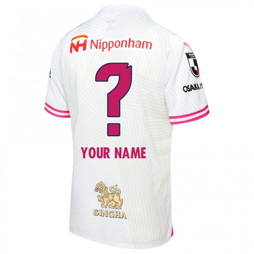 Niño Camiseta Su Nombre #0 Blanco Rosa 2ª Equipación 2024/25 La Camisa Perú