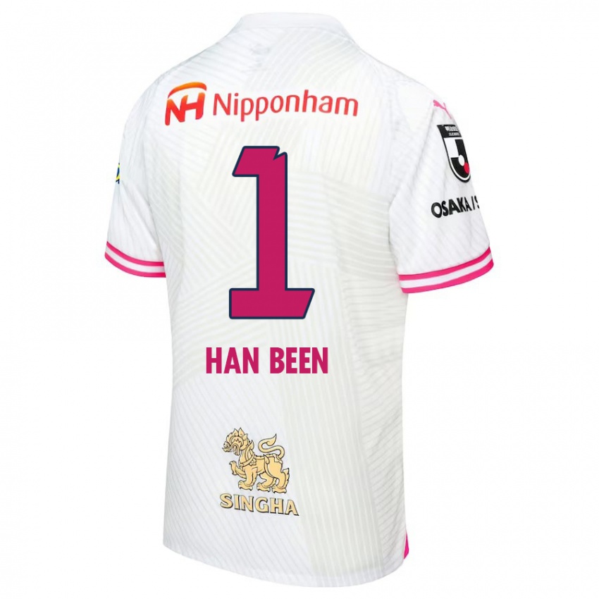 Niño Camiseta Han-Been Yang #1 Blanco Rosa 2ª Equipación 2024/25 La Camisa Perú