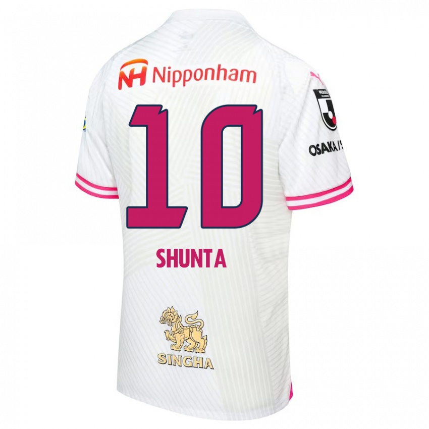 Niño Camiseta Shunta Tanaka #10 Blanco Rosa 2ª Equipación 2024/25 La Camisa Perú