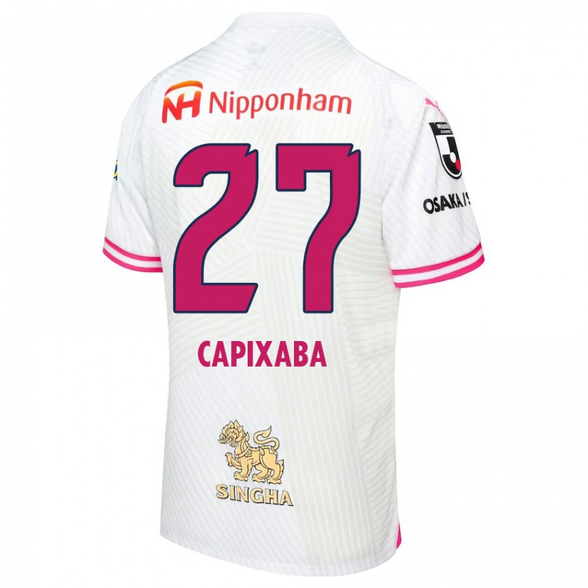 Niño Camiseta Capixaba #27 Blanco Rosa 2ª Equipación 2024/25 La Camisa Perú