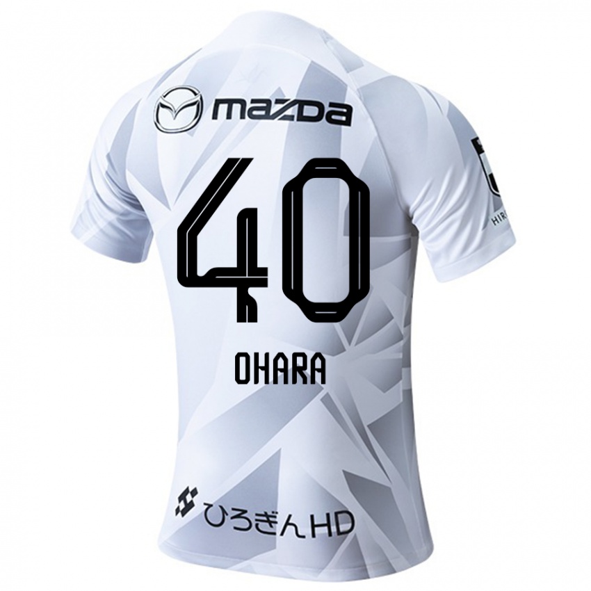 Niño Camiseta Motoki Ohara #40 Blanco Gris Negro 2ª Equipación 2024/25 La Camisa Perú