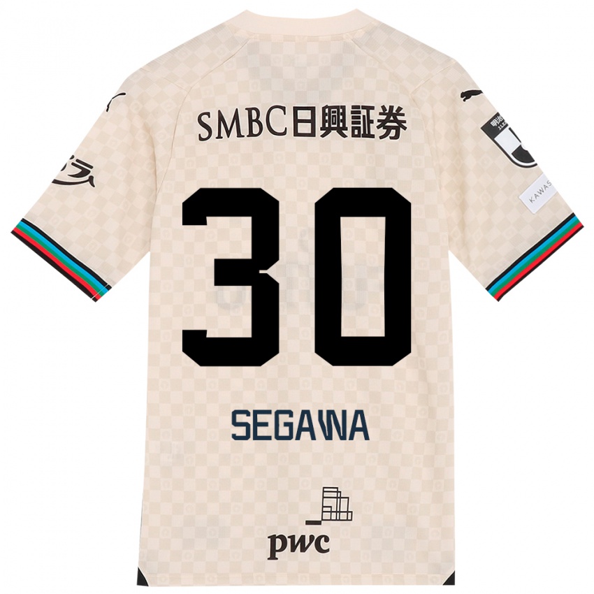 Niño Camiseta Yusuke Segawa #30 Blanco Gris 2ª Equipación 2024/25 La Camisa Perú