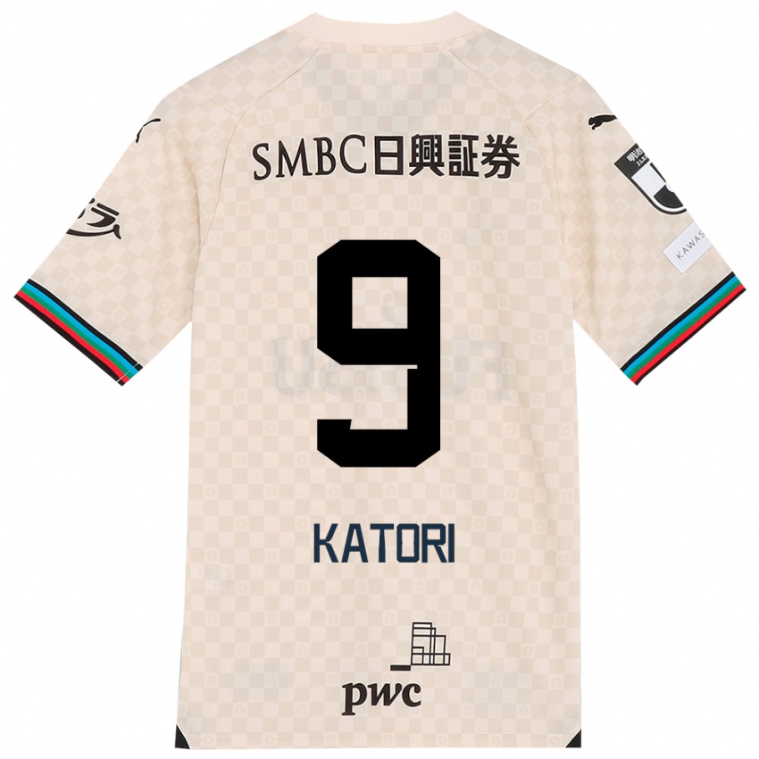 Niño Camiseta Takeshi Katori #9 Blanco Gris 2ª Equipación 2024/25 La Camisa Perú