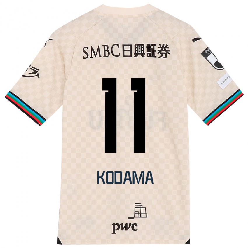 Niño Camiseta Shotaro Kodama #11 Blanco Gris 2ª Equipación 2024/25 La Camisa Perú