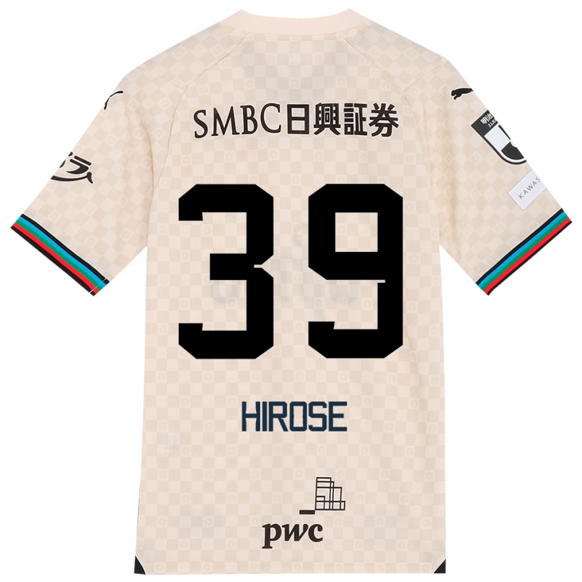 Niño Camiseta Neo Hirose #39 Blanco Gris 2ª Equipación 2024/25 La Camisa Perú