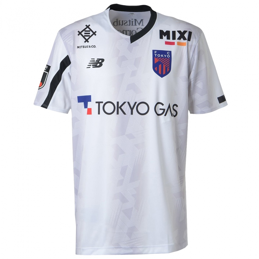 Niño Camiseta Shuzo Osawa #10 Blanco Negro 2ª Equipación 2024/25 La Camisa Perú