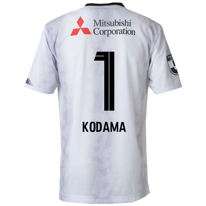 Niño Camiseta Tsuyoshi Kodama #1 Blanco Negro 2ª Equipación 2024/25 La Camisa Perú