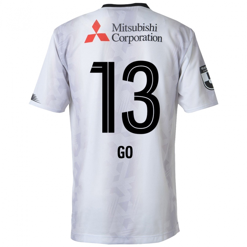 Niño Camiseta Go Hatano #13 Blanco Negro 2ª Equipación 2024/25 La Camisa Perú