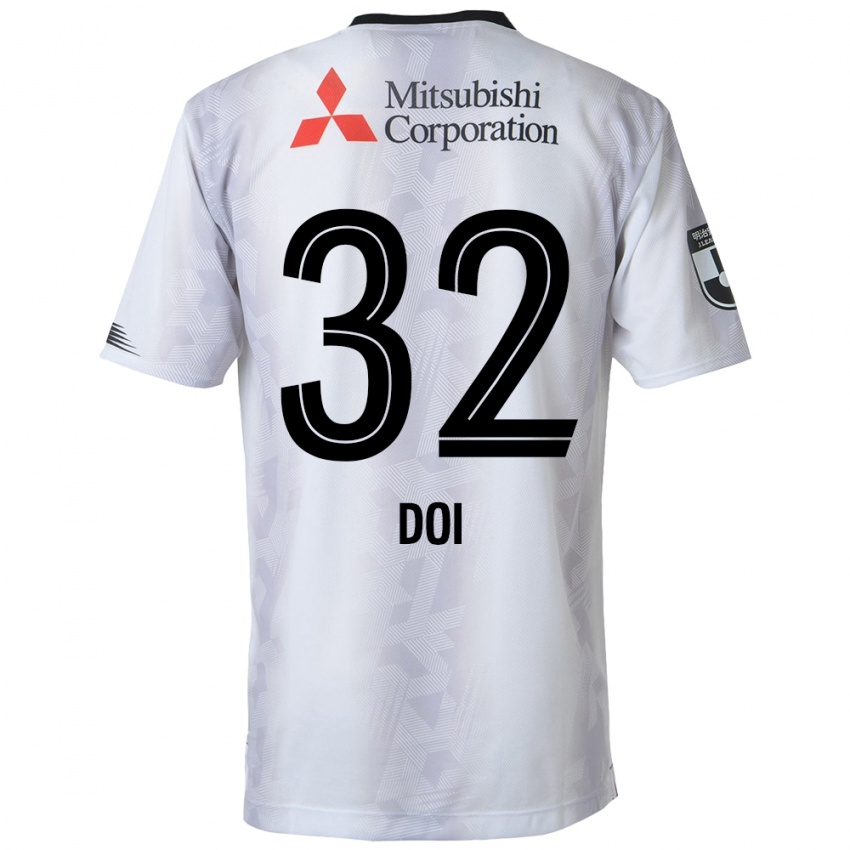 Niño Camiseta Kanta Doi #32 Blanco Negro 2ª Equipación 2024/25 La Camisa Perú