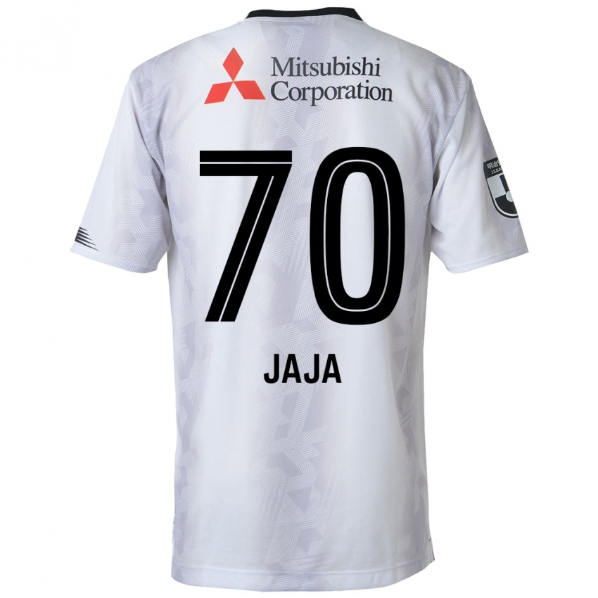 Niño Camiseta Jája Silva #70 Blanco Negro 2ª Equipación 2024/25 La Camisa Perú