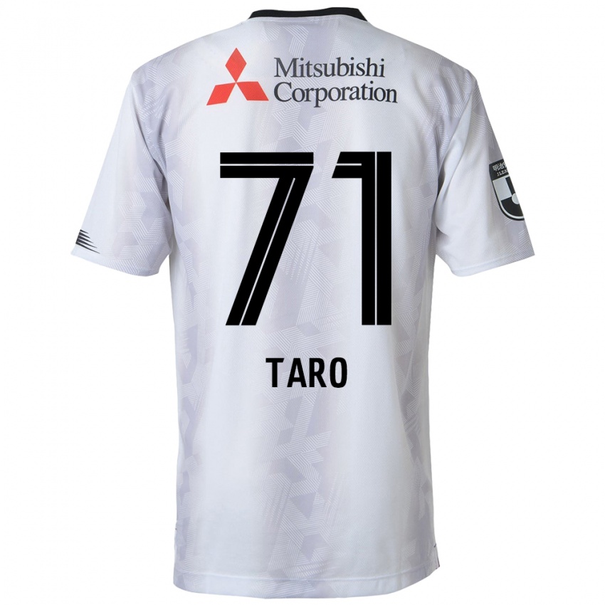 Niño Camiseta Ryotaro Araki #71 Blanco Negro 2ª Equipación 2024/25 La Camisa Perú