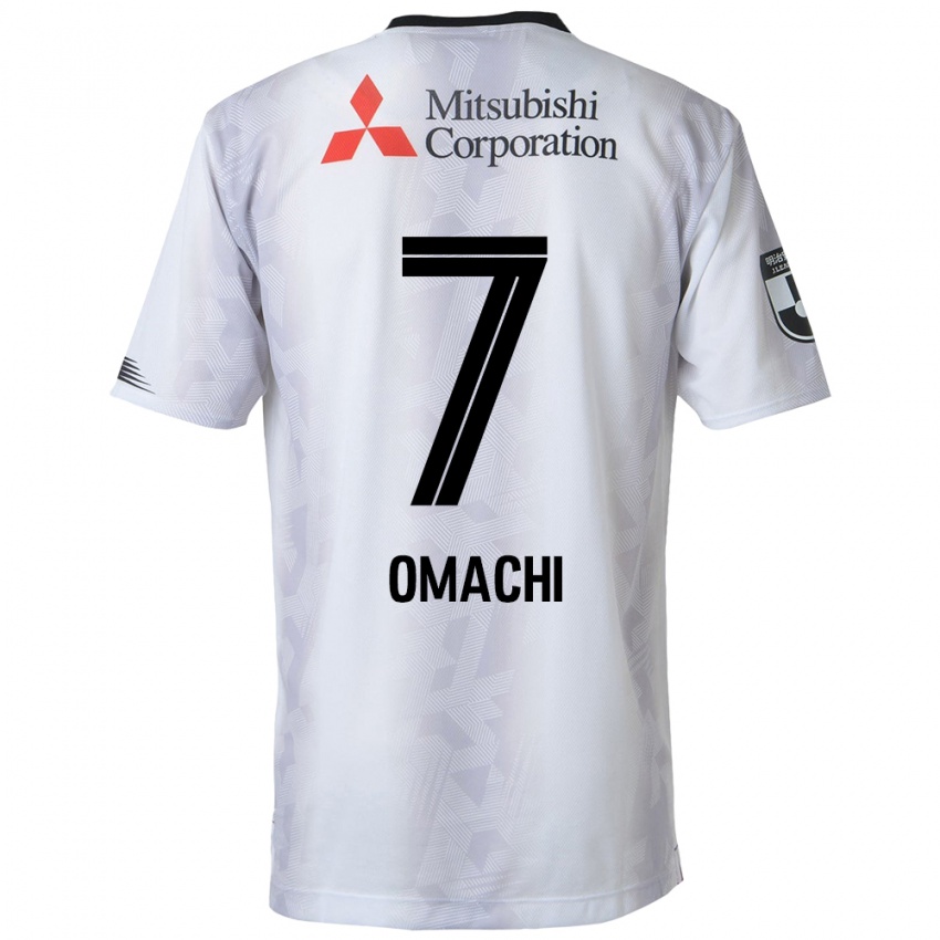 Niño Camiseta Hyugo Omachi #7 Blanco Negro 2ª Equipación 2024/25 La Camisa Perú