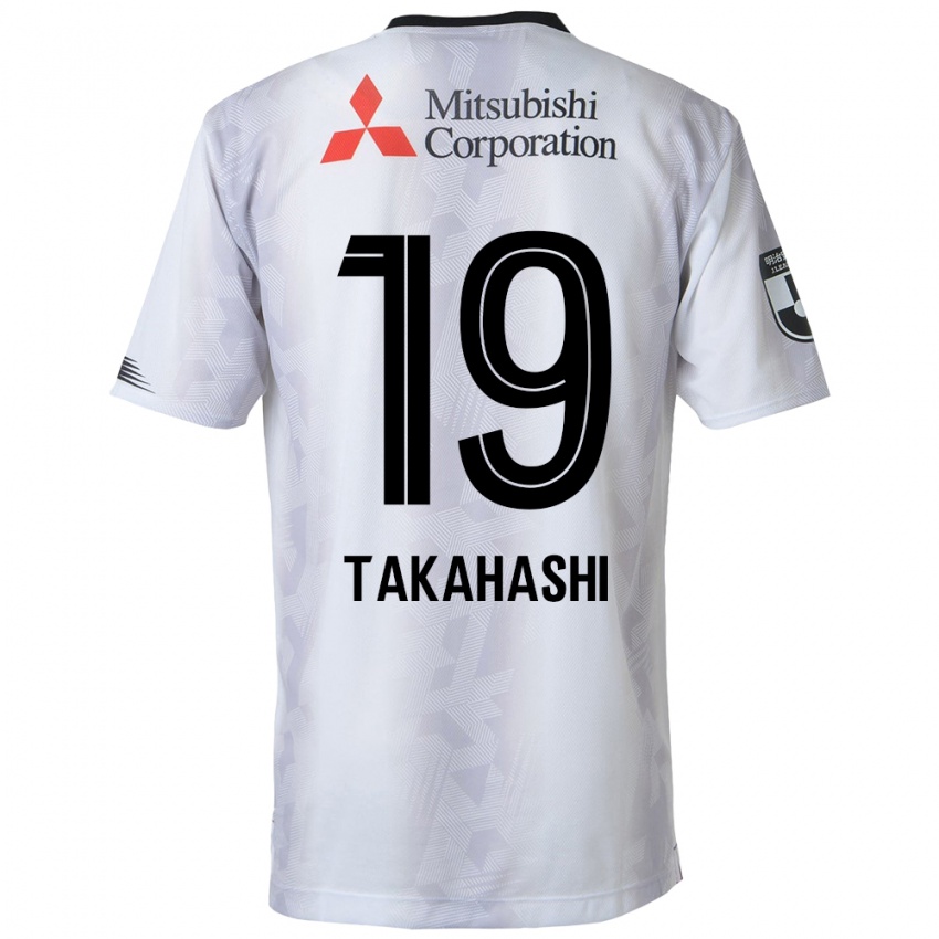 Niño Camiseta Yuya Takahashi #19 Blanco Negro 2ª Equipación 2024/25 La Camisa Perú