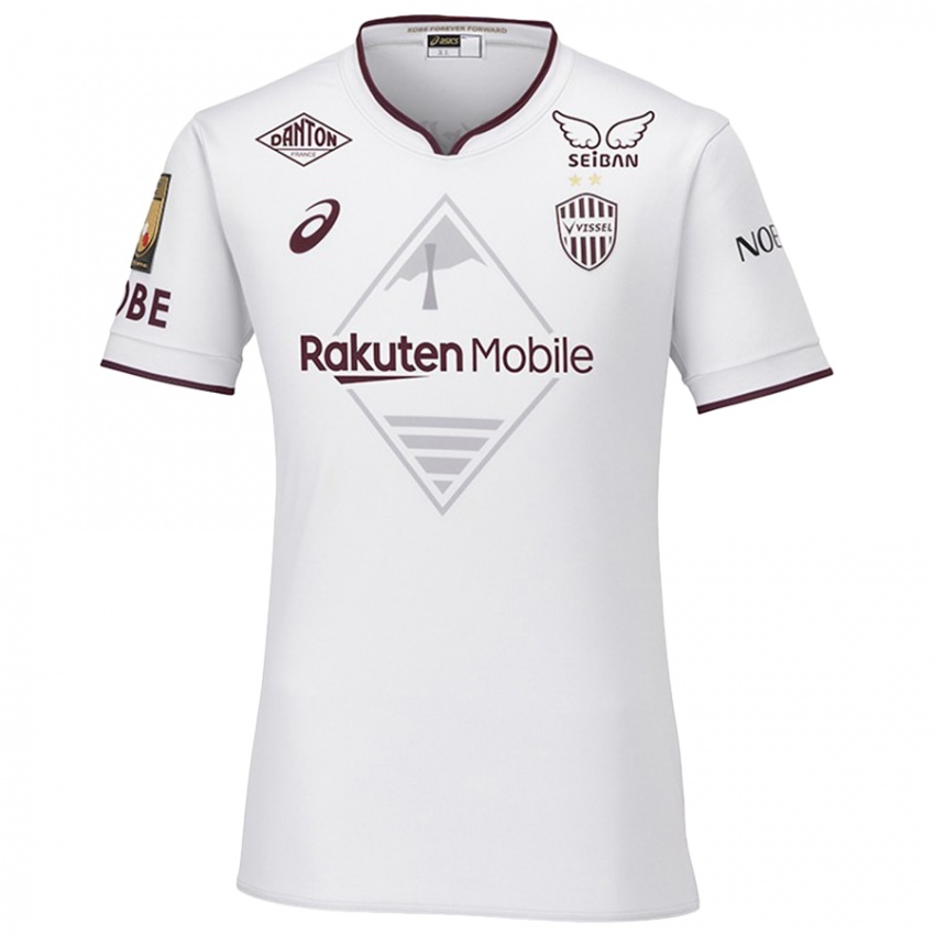 Niño Camiseta Yuka Kawai #16 Blanco Rojo 2ª Equipación 2024/25 La Camisa Perú