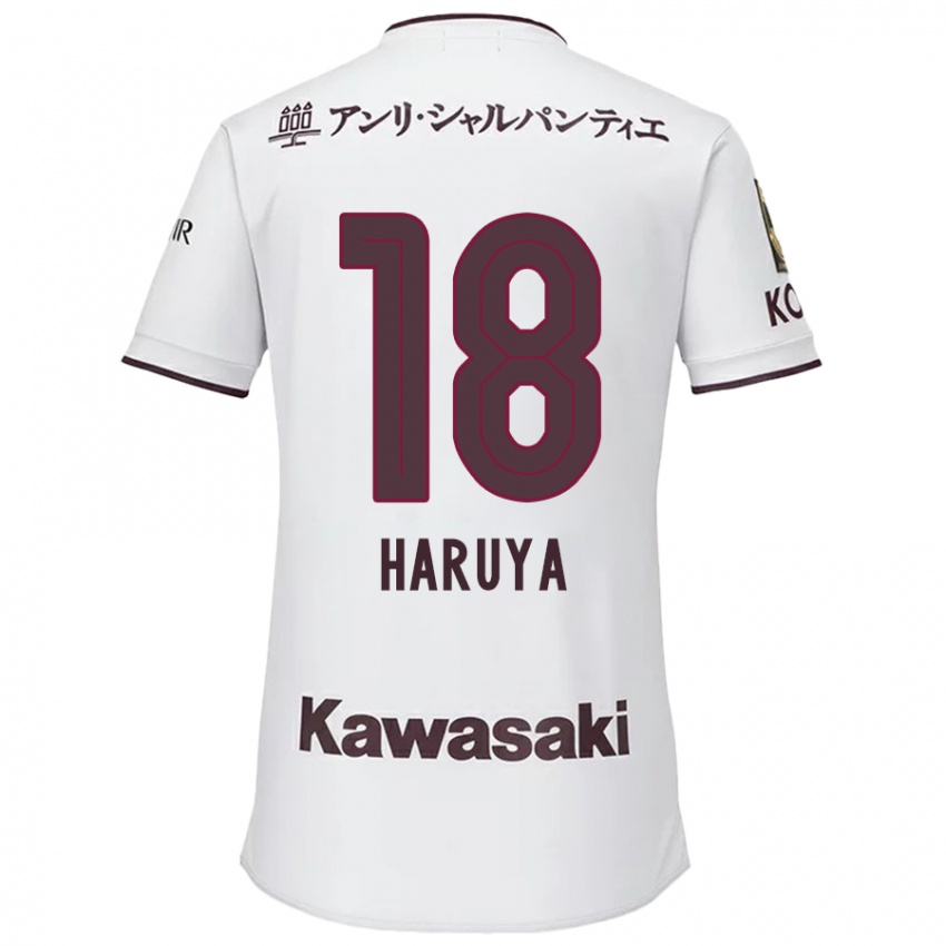 Niño Camiseta Haruya Ide #18 Blanco Rojo 2ª Equipación 2024/25 La Camisa Perú