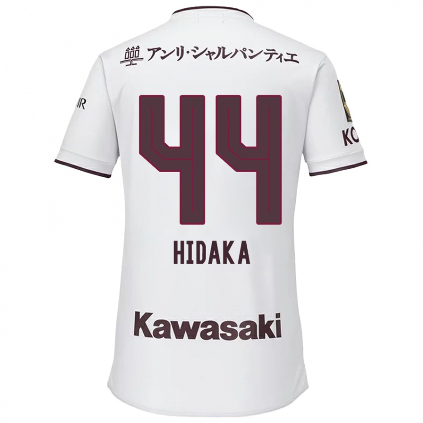 Niño Camiseta Mitsuki Hidaka #44 Blanco Rojo 2ª Equipación 2024/25 La Camisa Perú