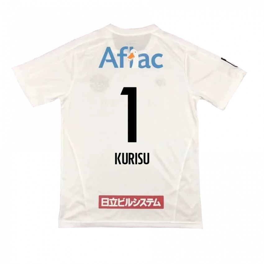 Niño Camiseta Daishi Kurisu #1 Blanco Negro 2ª Equipación 2024/25 La Camisa Perú