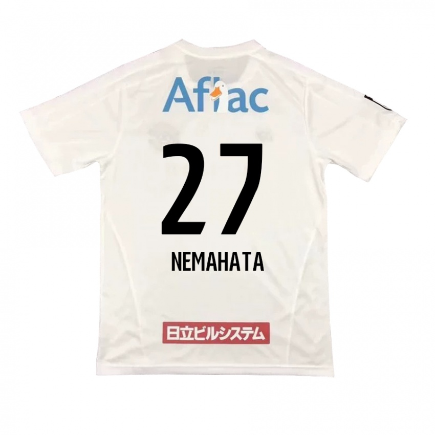 Niño Camiseta Hayato Nemahata #27 Blanco Negro 2ª Equipación 2024/25 La Camisa Perú