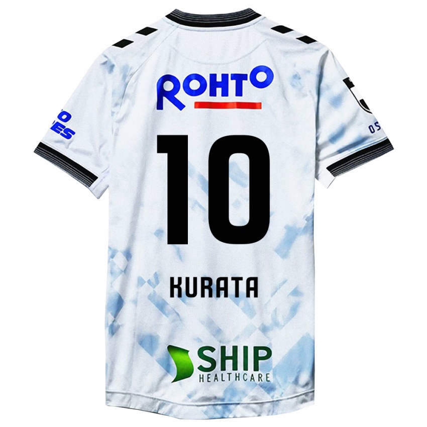 Niño Camiseta Shu Kurata #10 Blanco Negro 2ª Equipación 2024/25 La Camisa Perú