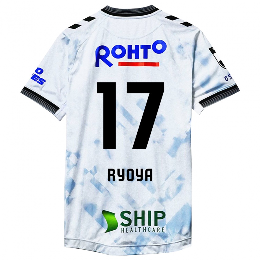 Niño Camiseta Ryoya Yamashita #17 Blanco Negro 2ª Equipación 2024/25 La Camisa Perú