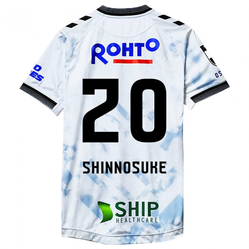 Niño Camiseta Shinnosuke Nakatani #20 Blanco Negro 2ª Equipación 2024/25 La Camisa Perú