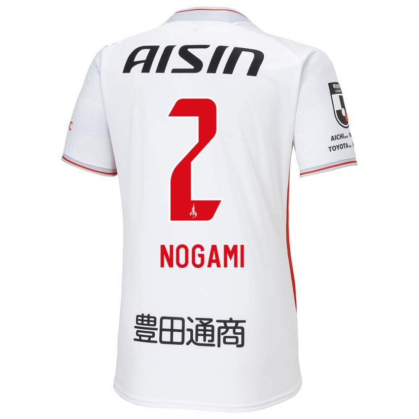 Niño Camiseta Yuki Nogami #2 Blanco Amarillo Rojo 2ª Equipación 2024/25 La Camisa Perú