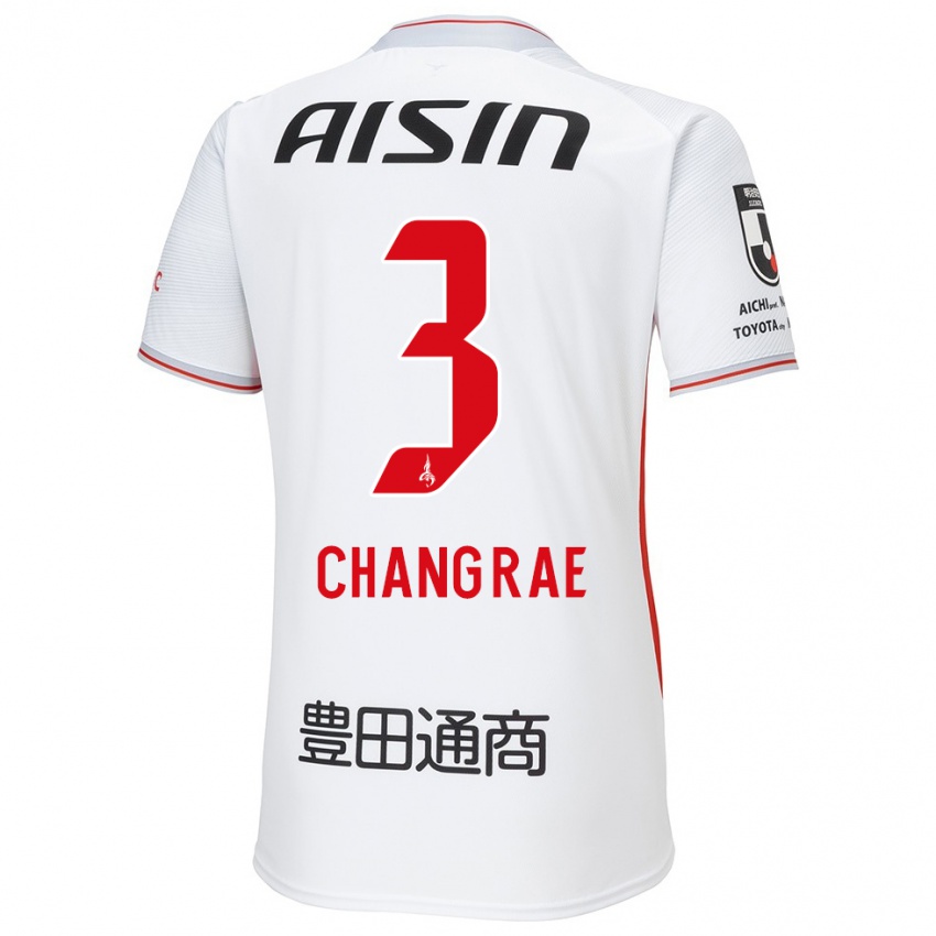 Niño Camiseta Chang-Rae Ha #3 Blanco Amarillo Rojo 2ª Equipación 2024/25 La Camisa Perú