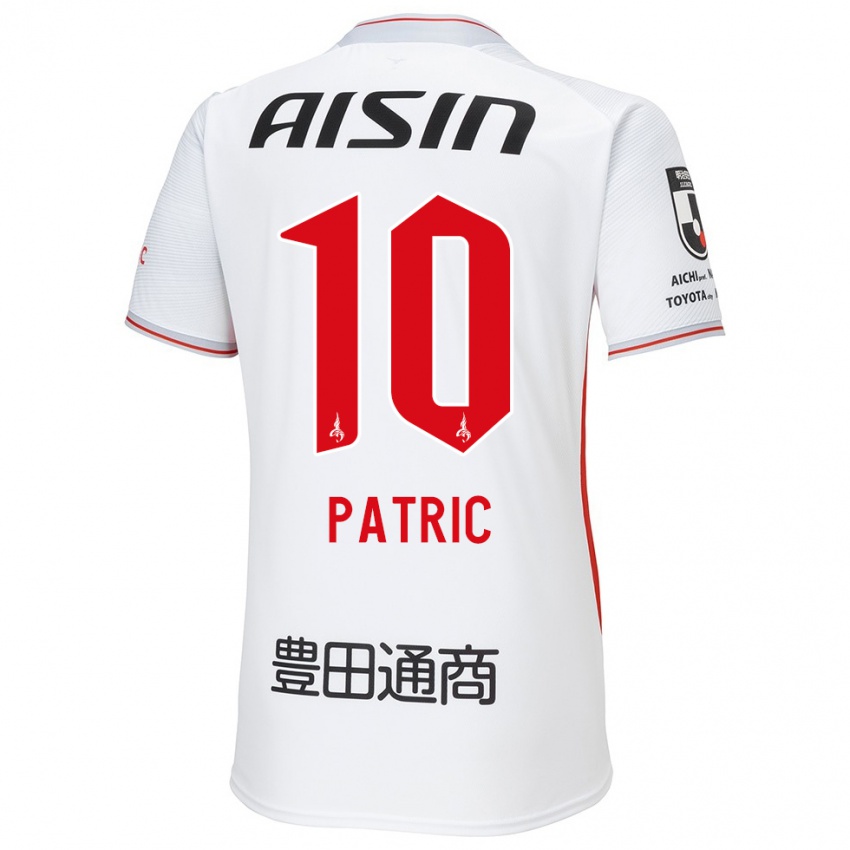 Niño Camiseta Patric #10 Blanco Amarillo Rojo 2ª Equipación 2024/25 La Camisa Perú