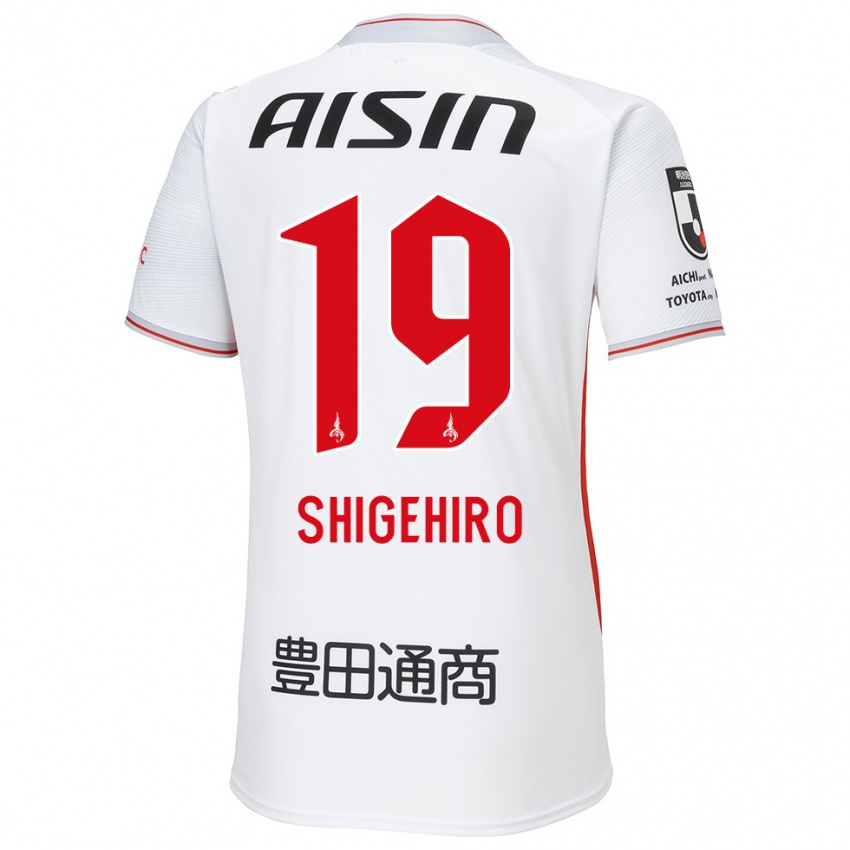 Niño Camiseta Takuya Shigehiro #19 Blanco Amarillo Rojo 2ª Equipación 2024/25 La Camisa Perú