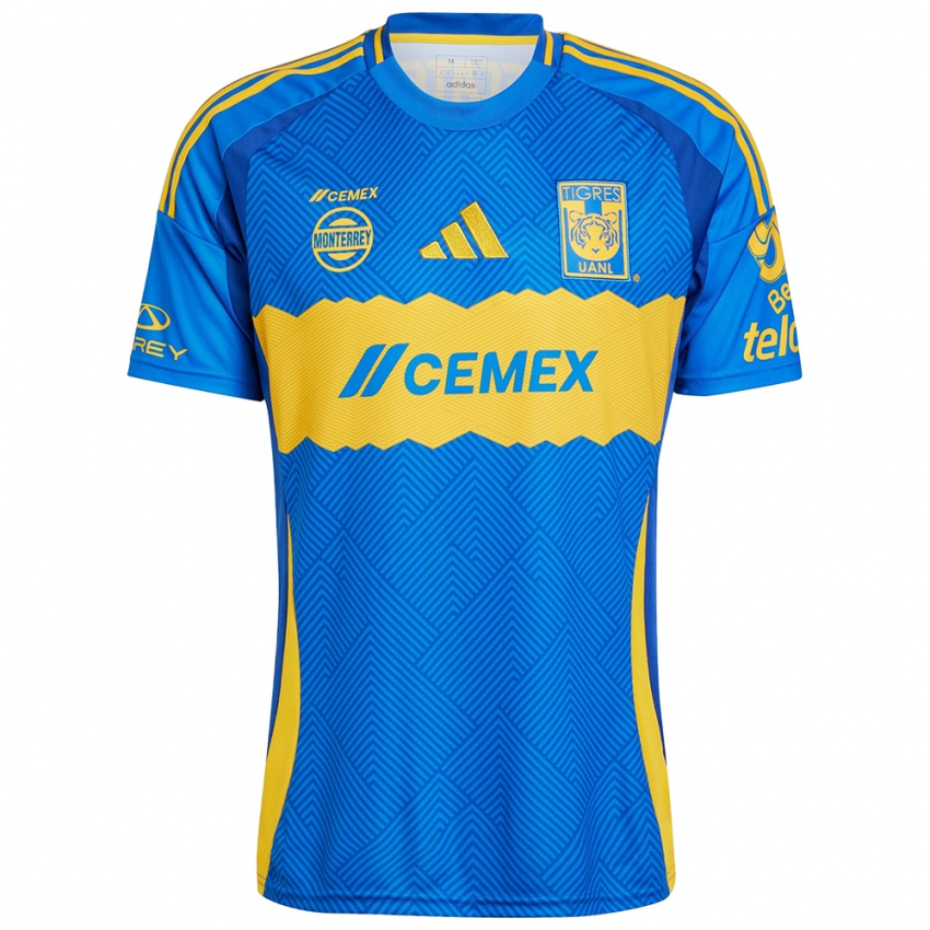 Niño Camiseta Omar Reynoso #0 Azul Amarillo 2ª Equipación 2024/25 La Camisa Perú